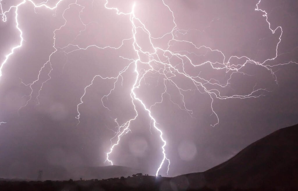 Orage à Briançon