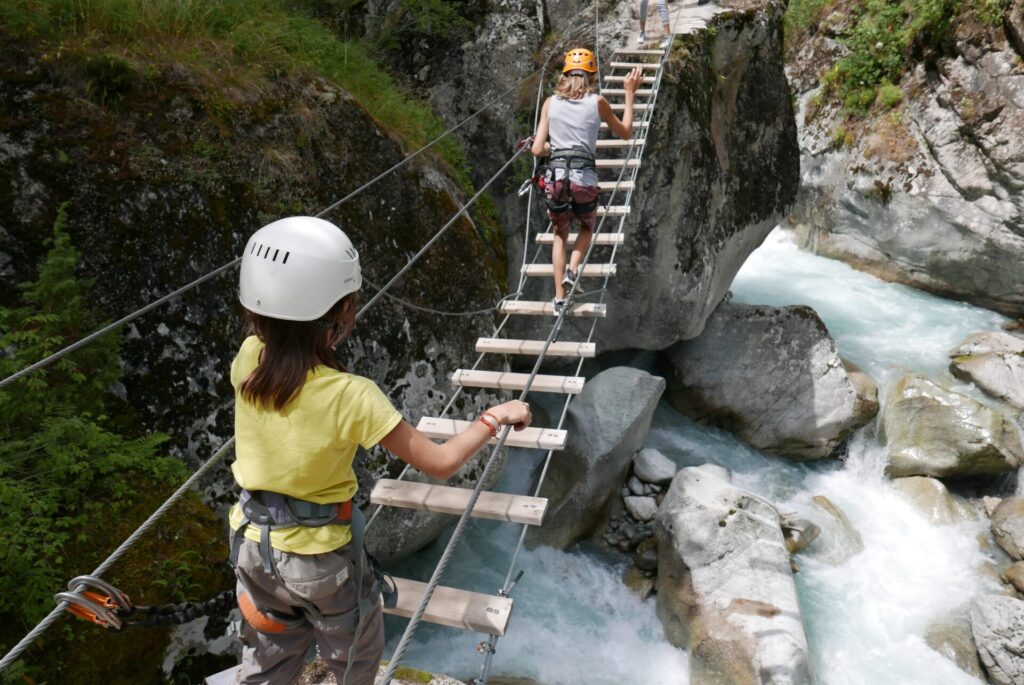 Passerelle de Via Ferrata, Hautes Alpes