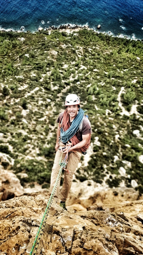 stage grande voie calanques - rappels