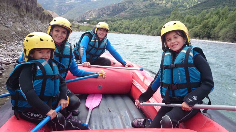 Rafting de Guibertes à Briançon, dans les Hautes Alpes