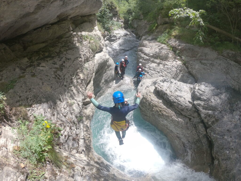 Saut au Canyon de Fournel