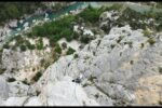 escalade grande voie dans les gorges du Verdon